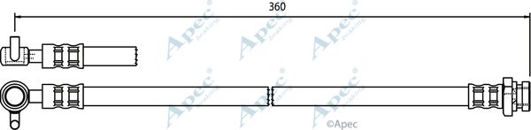 APEC BRAKING Jarruletku HOS3644